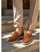 Lorvano Premium Suede Loafers worn