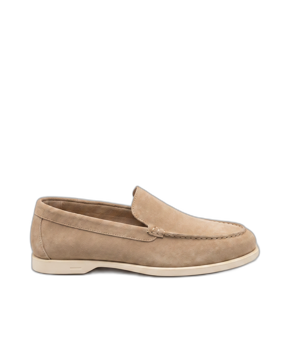 Lorvano Beige Yacht Loafers