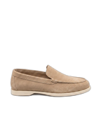 Lorvano Beige Yacht Loafers