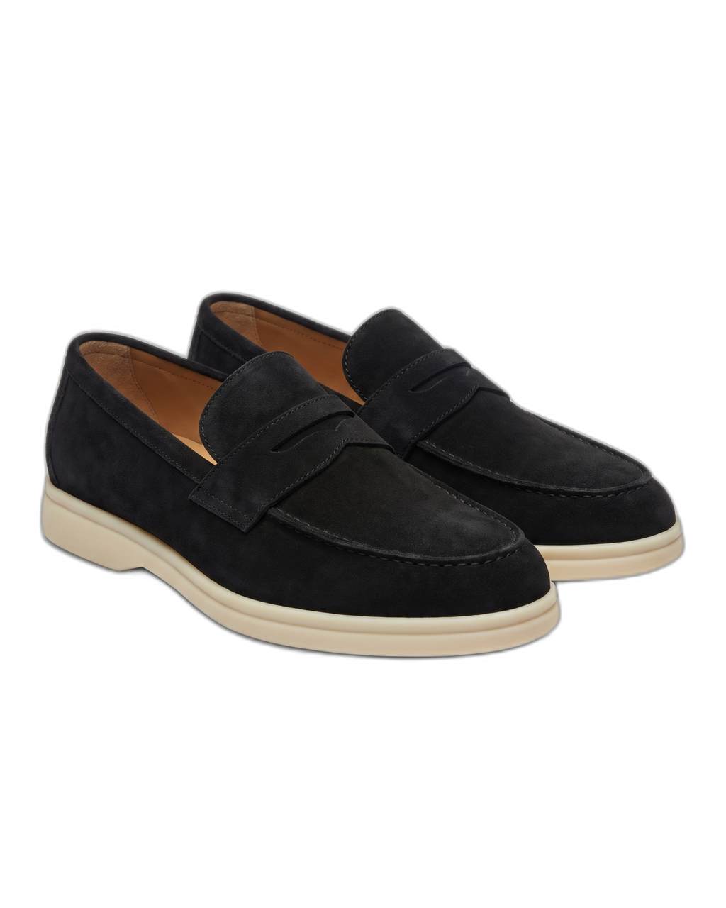 Lorvano Suede Penny Loafers