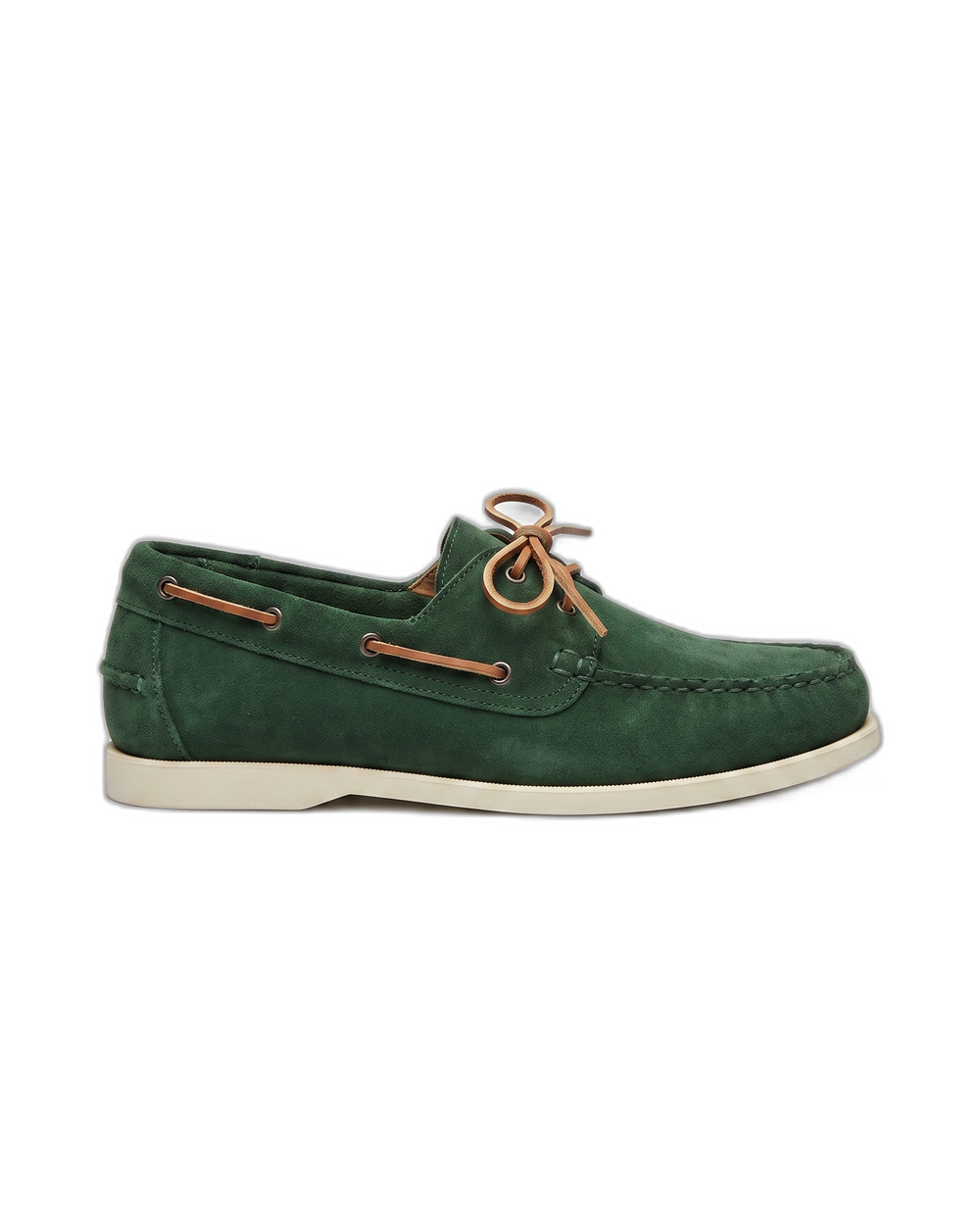 Lorvano Foil Suede Boat Shoes