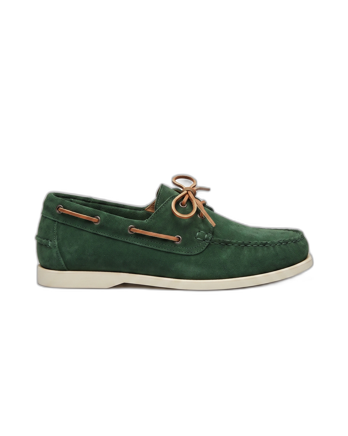 Lorvano Foil Suede Boat Shoes