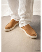 Lorvano Suede Loafers worn