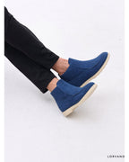 Lorvano High Suede Loafers worn
