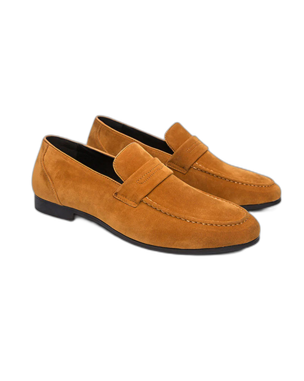Lorvano Suede Penny Loafers